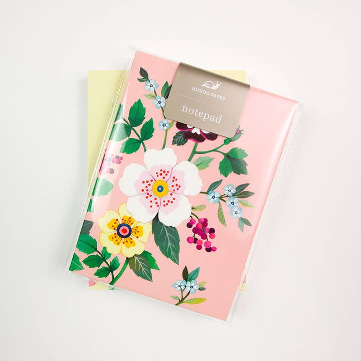 JooJoo Paper - Wholesale Notepad - Navy Floral Notepad4