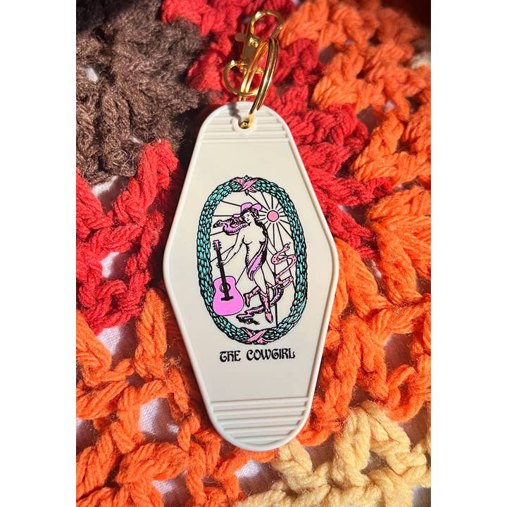 kaeraz - Wholesale Keychain - Women's - The Cowgirl Tarot Keychain2