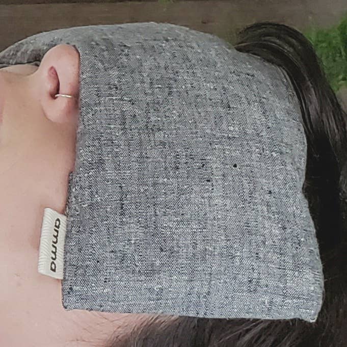 Amma Thérapie - Vente Oreiller de spa/de thérapie - Coussin pour les yeux lavande avec housse lavable (coton biologique)0