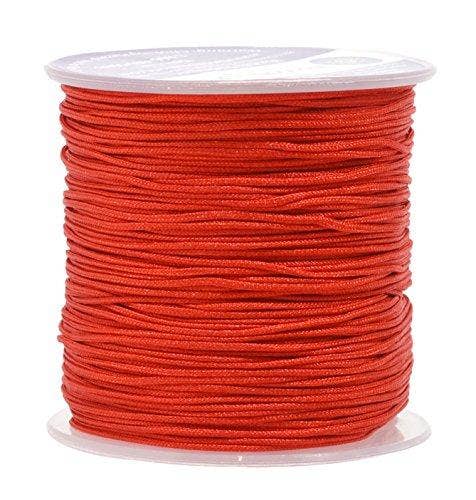 Mandala Crafts – wholesale Craft supplies – Mandala Crafts Nylon Satin Cord, Rattail Trim Thread for Chinese Knotting, Kumihimo, Beading, Macramé, Jewelry Making, Sewing20
