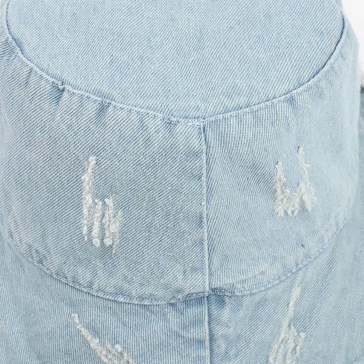NINEXIS - Wholesale Bucket Hat - Women's - CWAH1505_VINTAGE DENIM BUCKET HAT9