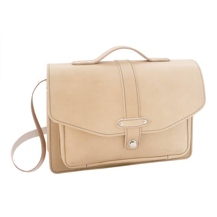 ”Wien” portfölj gjord av vegetabiliskt garvat läder för wholesale av Thielemann Leather Manufacturer