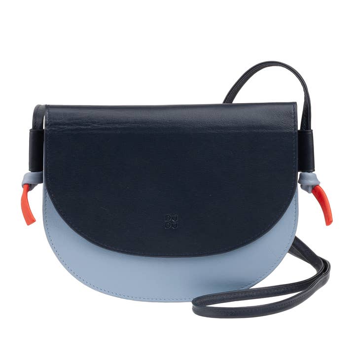 dudu - Vente Sac à bandoulière – femme - Petit sac bandoulière en cuir pour femme Dudu bleu marine