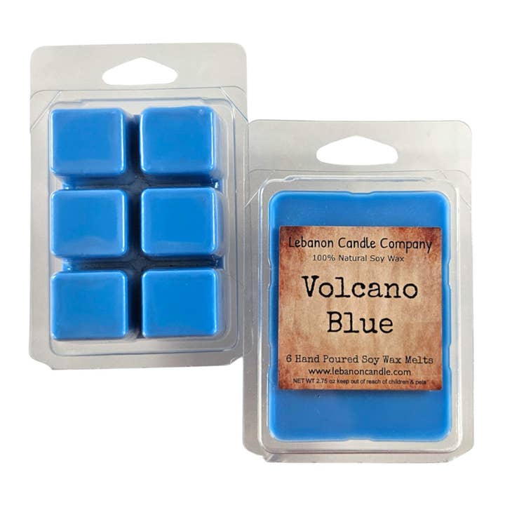 Volcano Blue Wax Melt for wholesale by Lebanon Candle Company