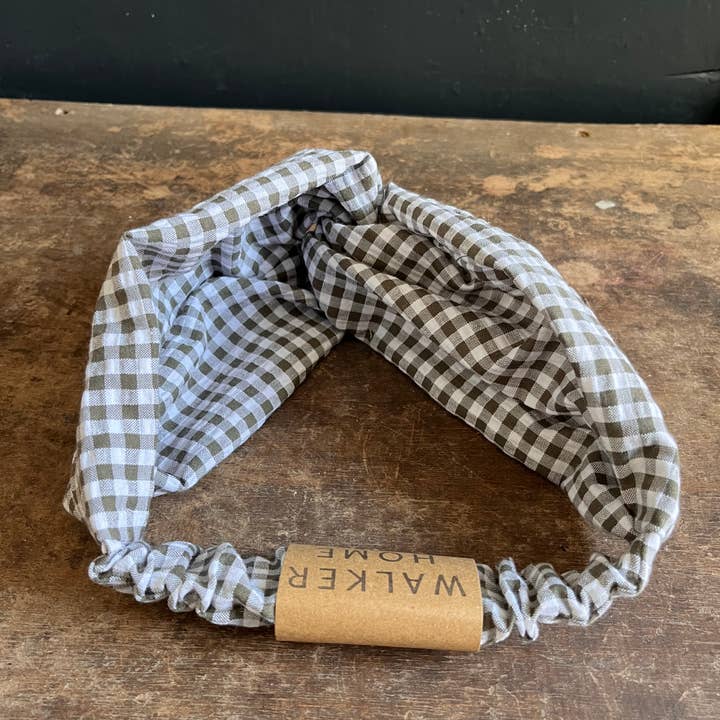 Walker Home - Wholesale Fashion Headband - Women's - Twisted knot headband - Seersucker gingham7
