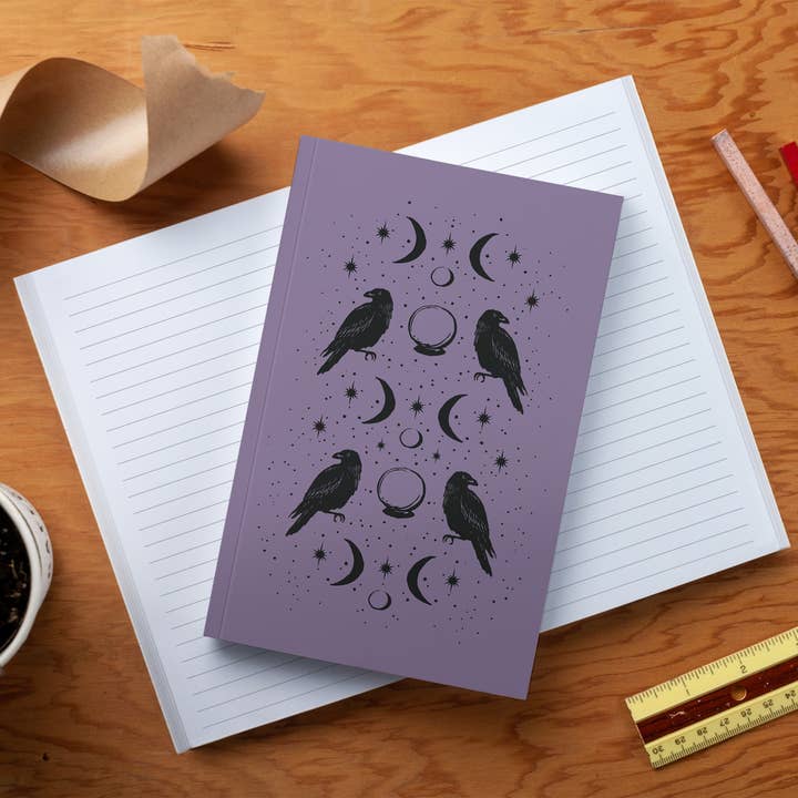 Denik - Wholesale Notebook - Raven of Fortune Layflat Journal Notebook