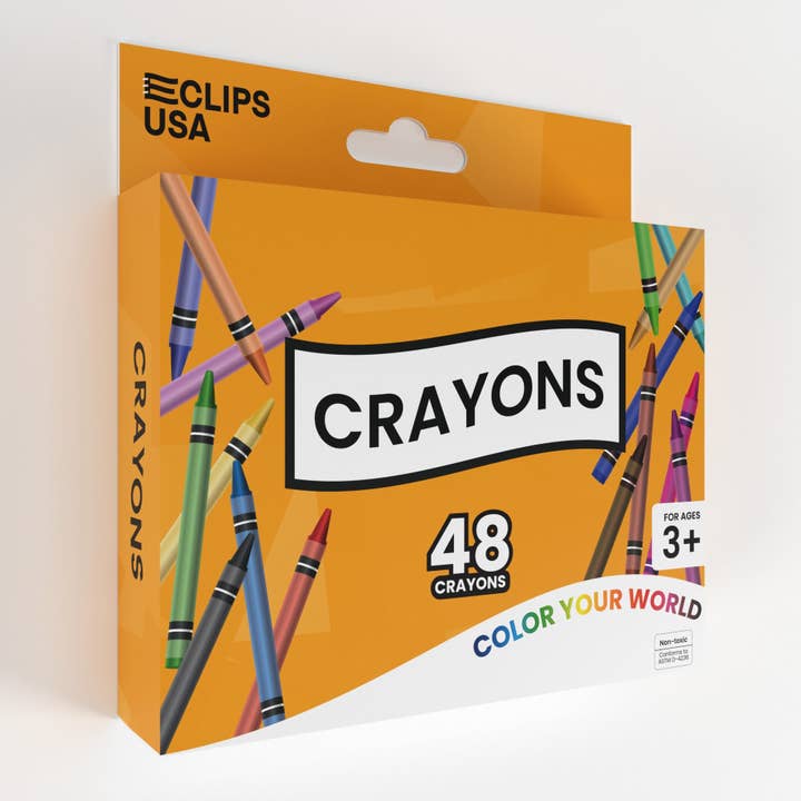 Eclips USA - Wholesale Crayons - Kids & Baby - 51668: Crayons - 48 Pack (48 Packs)