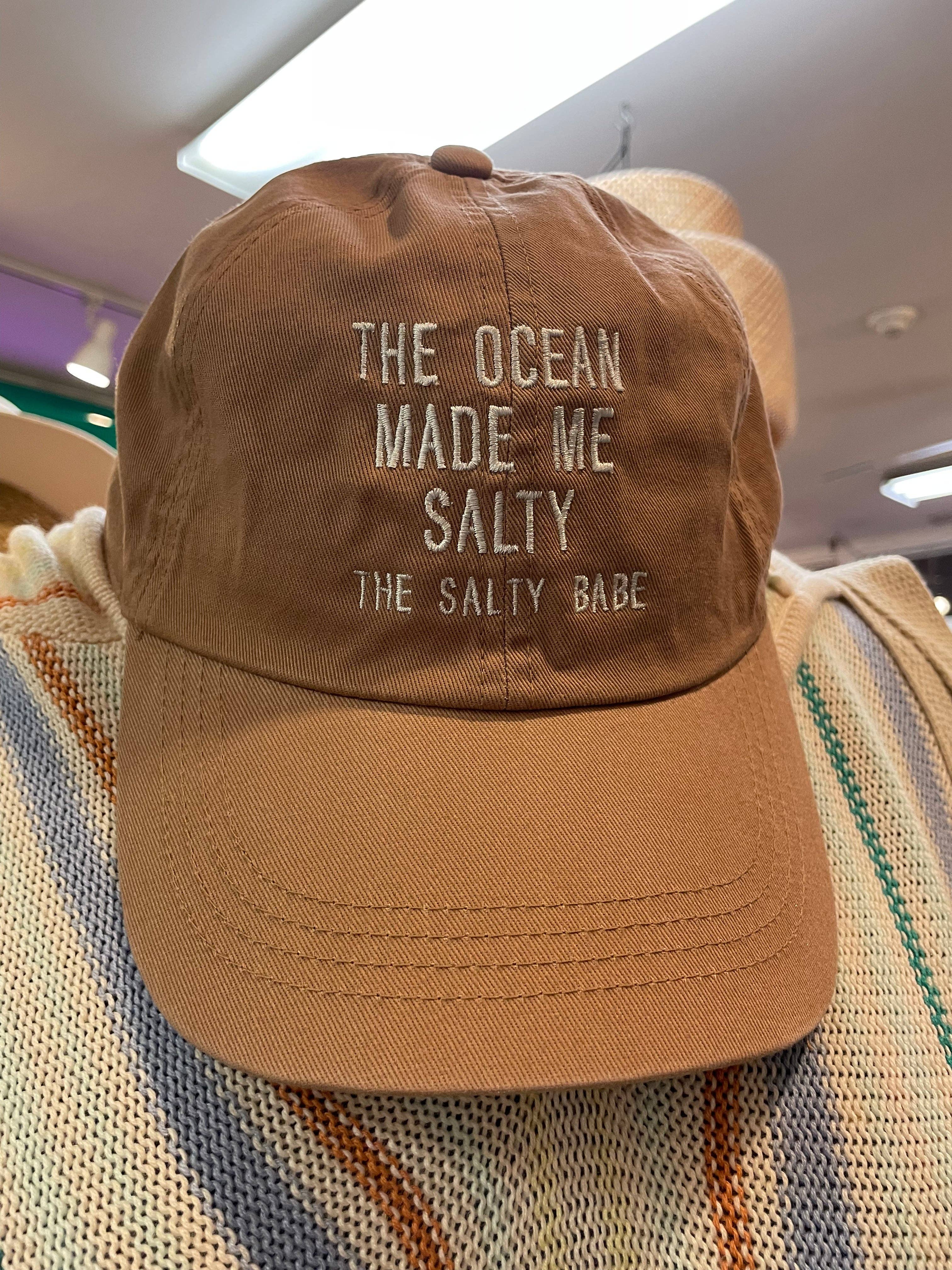 The Salty Babe - Wholesale Baseball Cap - Women's - The Ocean Made Me Salty Baseball Hat4