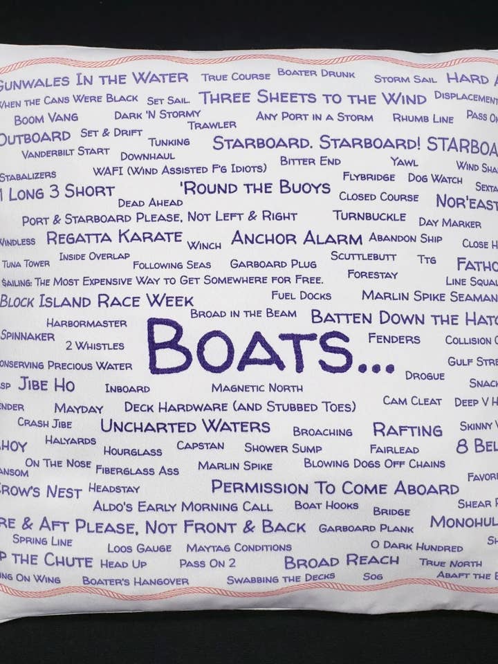 Boats... Pillow for wholesale by TownieSwag