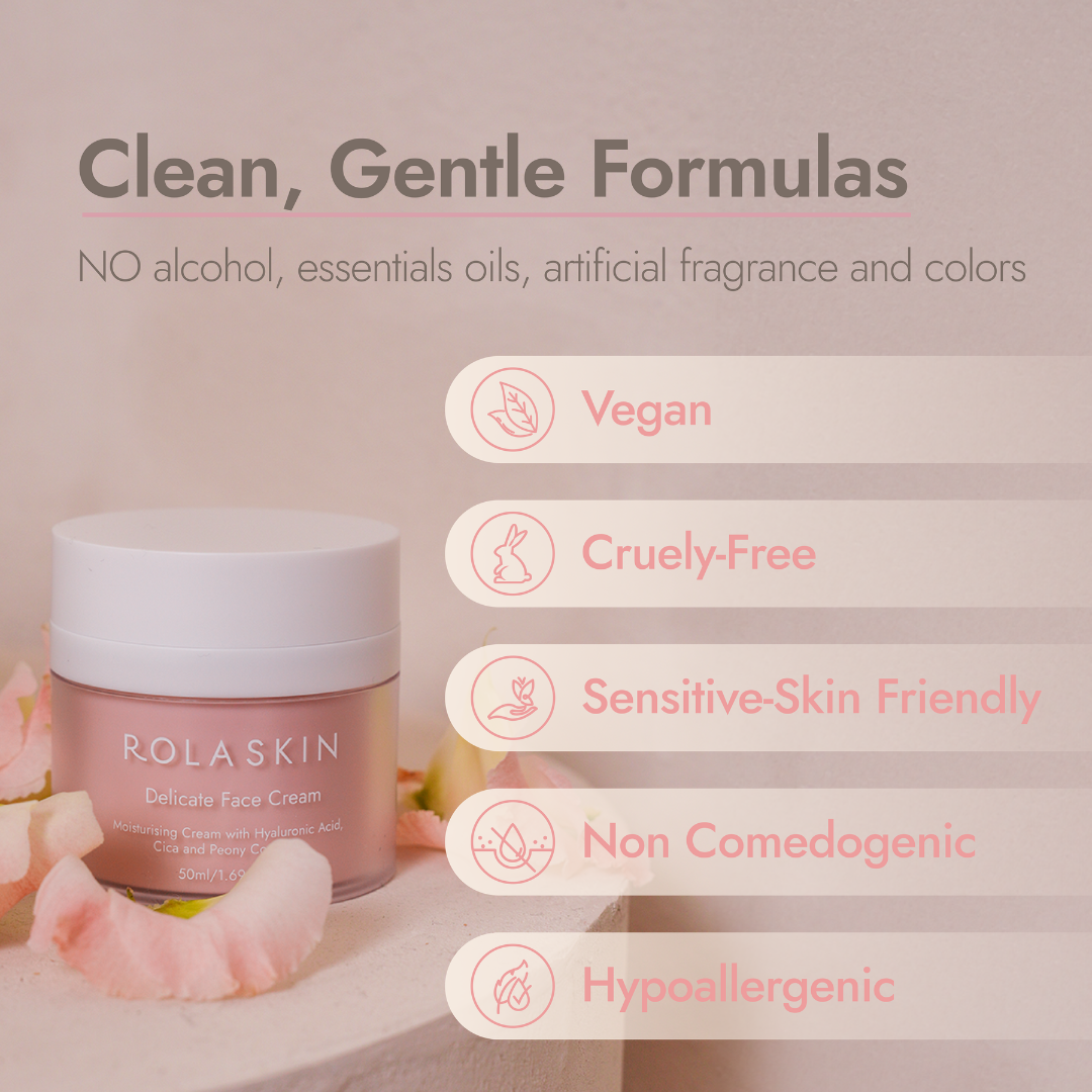 Rola Skin - Vente Crème hydratante pour le visage - Crème visage délicate5