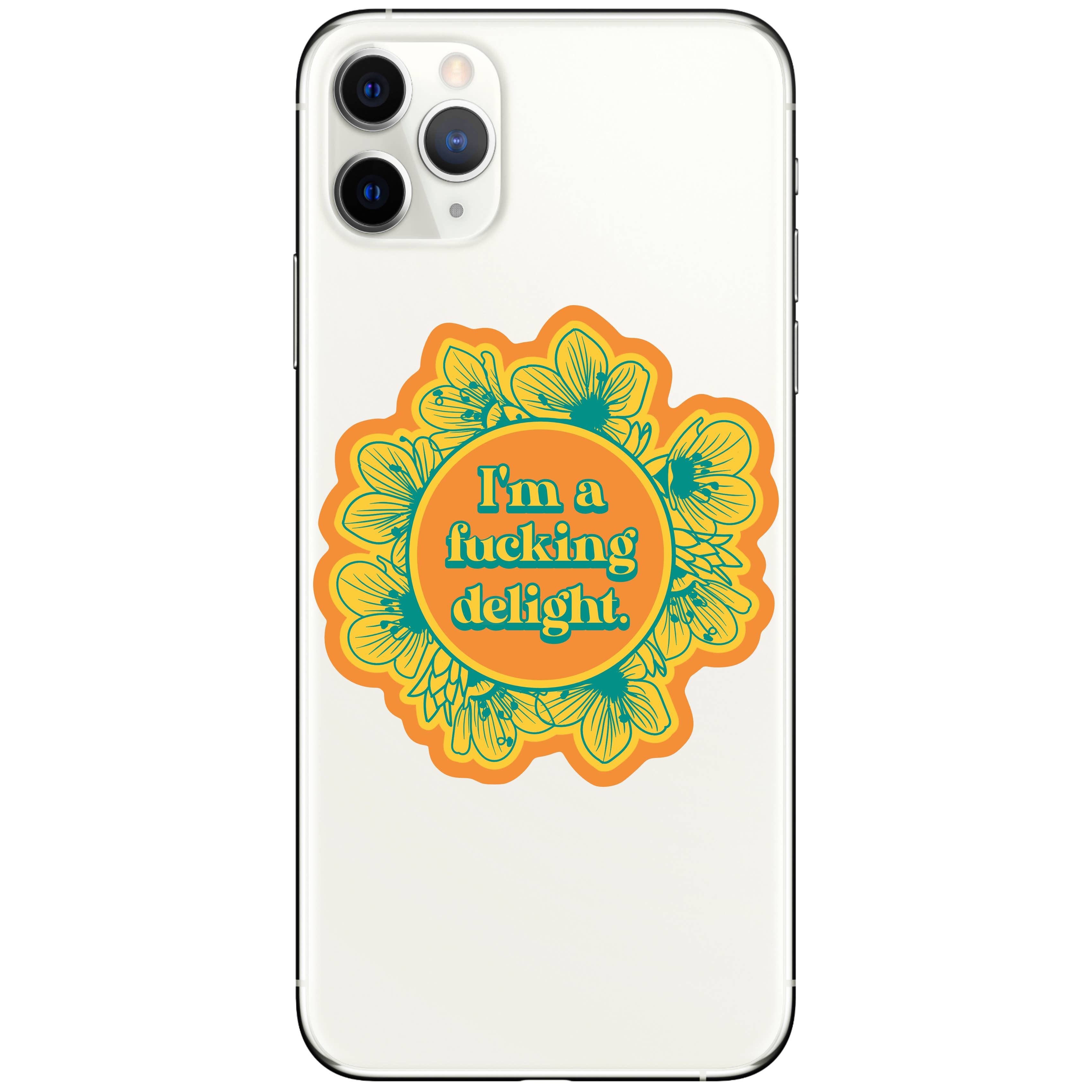 Juju and Moxie - Wholesale Sticker - Fucking Delight Swear Funny High Quality Vinyl Sticker4