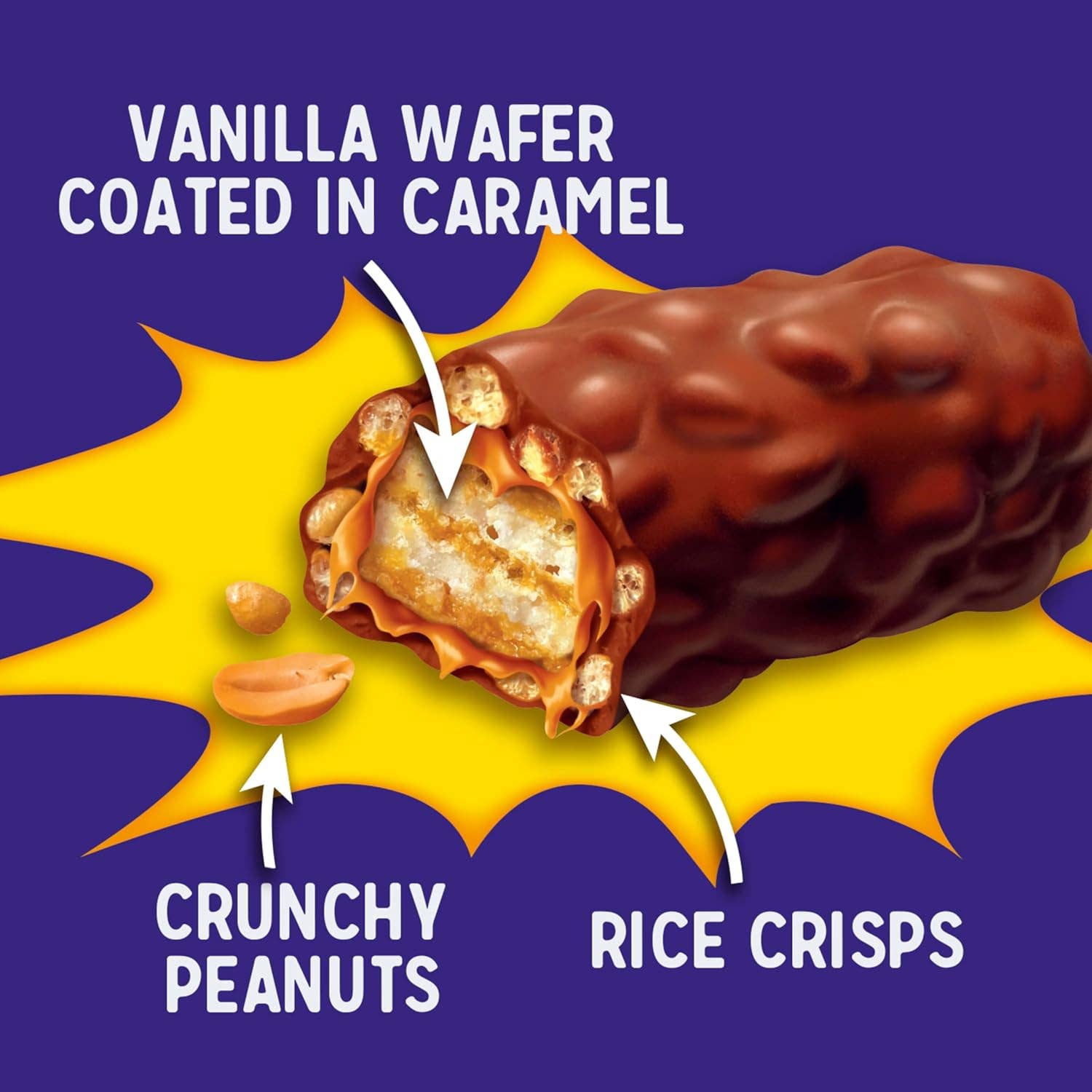 Echo Sales America - Wholesale Chocolate Bar - Cadbury Mr. Big, Original 50 g, case 24ct2