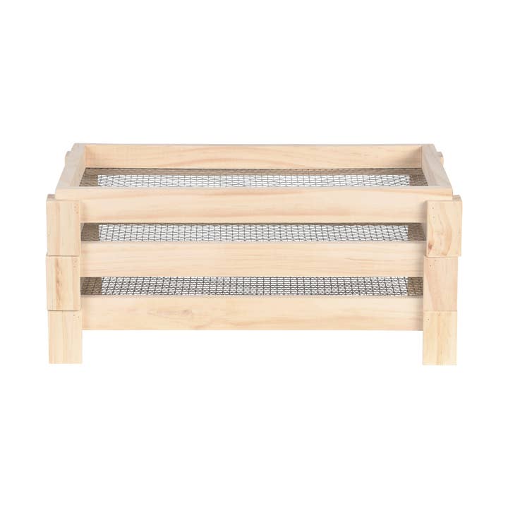 Esschert Design USA - Vente Étendoir à linge - Écran de séchage pour fleurs et herbes, bois/métal0