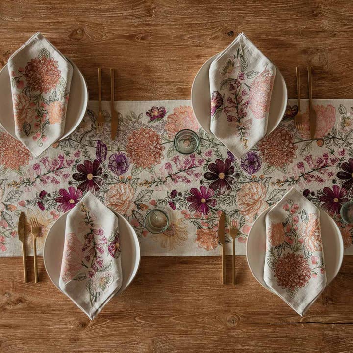 Coral & Tusk - Wholesale Table Runner - Paradise Garden Table Runner5