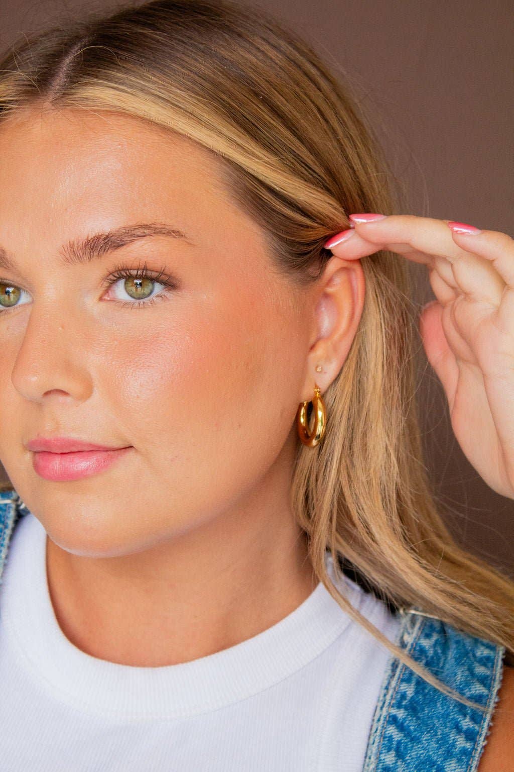 Shop Andi - Wholesale Hoop Earrings - Big Barrel Hoops - Hypoallergenic0