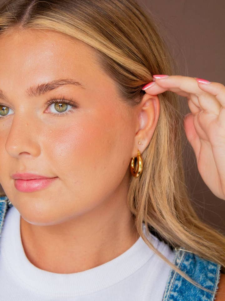 Big Barrel Hoops - Hypoallergenic for wholesale by Shop Andi