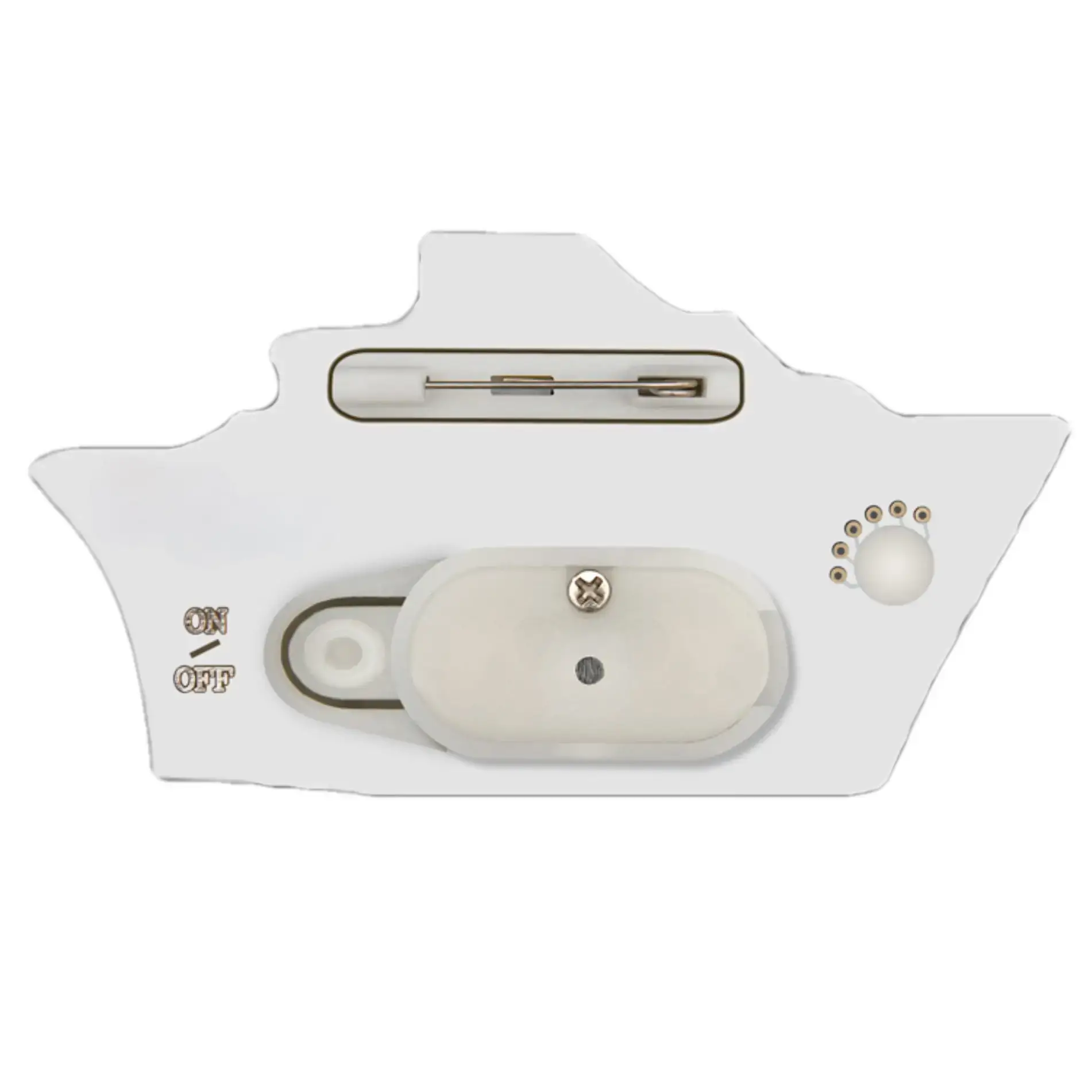 Blinkee.com, LLC - Wholesale Lapel Pin/Button - Cruise Ship Flashing Body Light Lapel Pins1