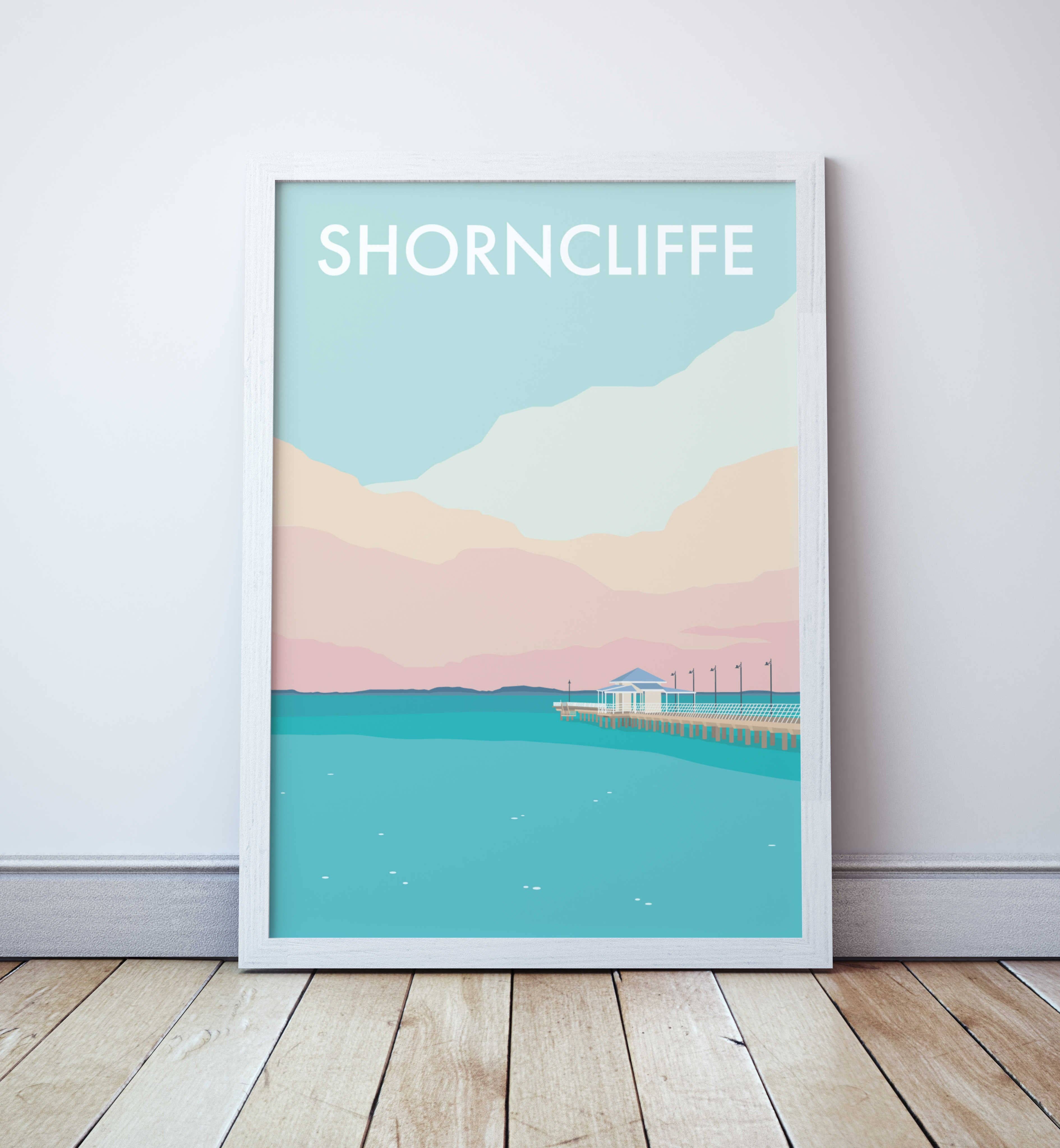 Seascape Prints - Wholesale Art print - Shorncliffe Pier Travel Print