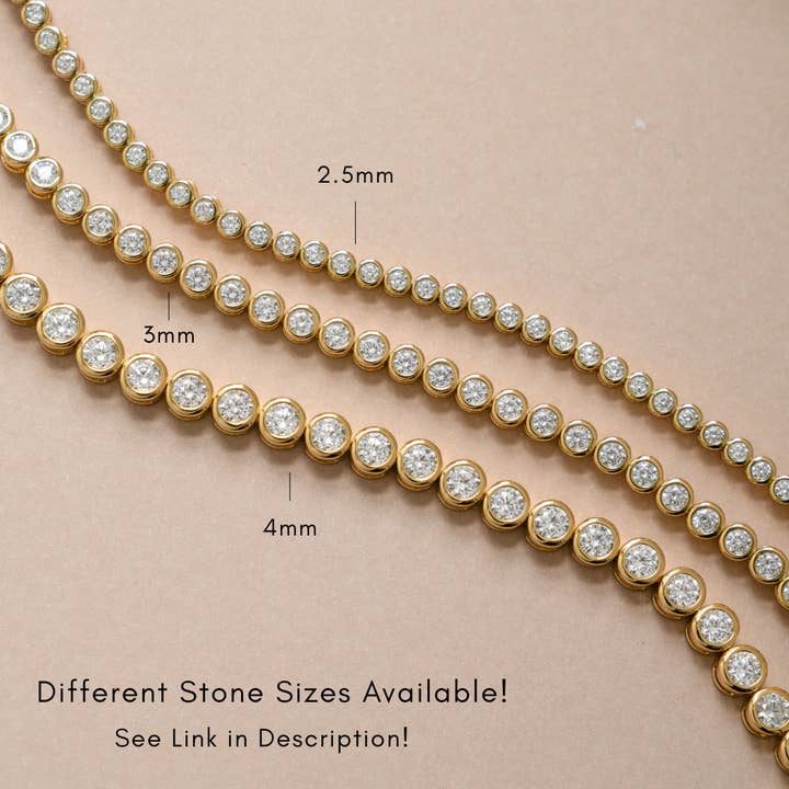 Sami Jewels - Wholesale Tennis Bracelet - Mini Round Bezel Tennis Bracelet8