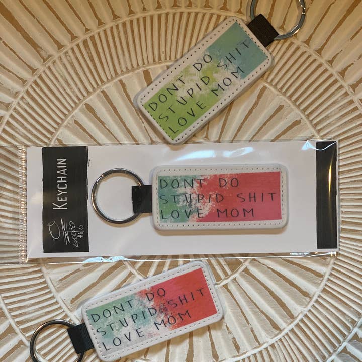 Crooked Halo - Wholesale Keychain - Women's - Love Mom Keychain2