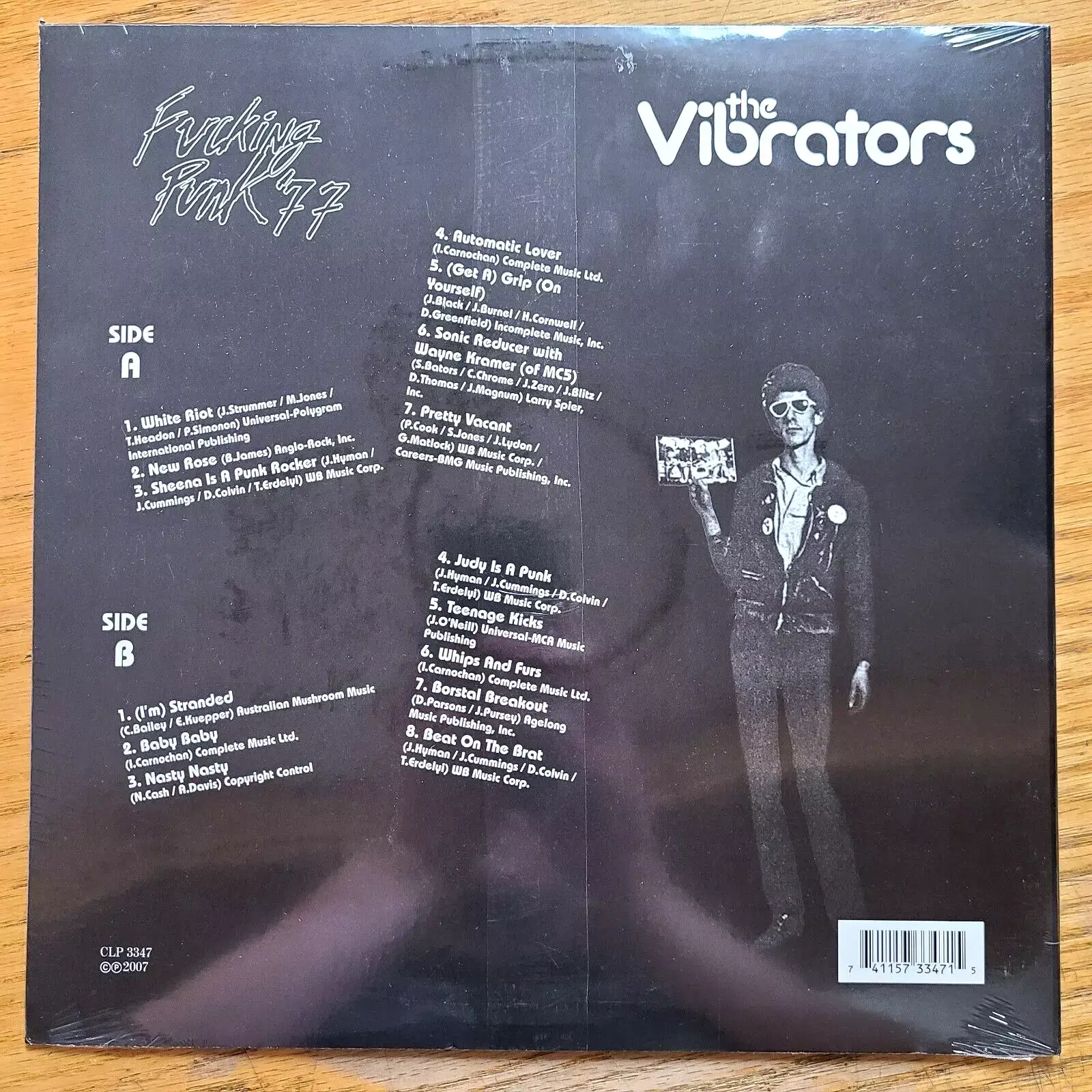 Real Retro - Wholesale Music CD/Vinyl - VIBRATORS F*ng Punk '77 (Heavy) LP Vinyl Record 180 gram1