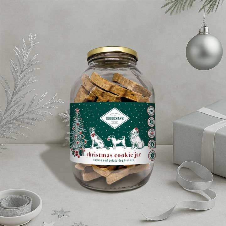 Goodchap's - Wholesale Pet Treats - Dog - Christmas Cookie Jar | 35 Natural Salmon Dog Biscuits3