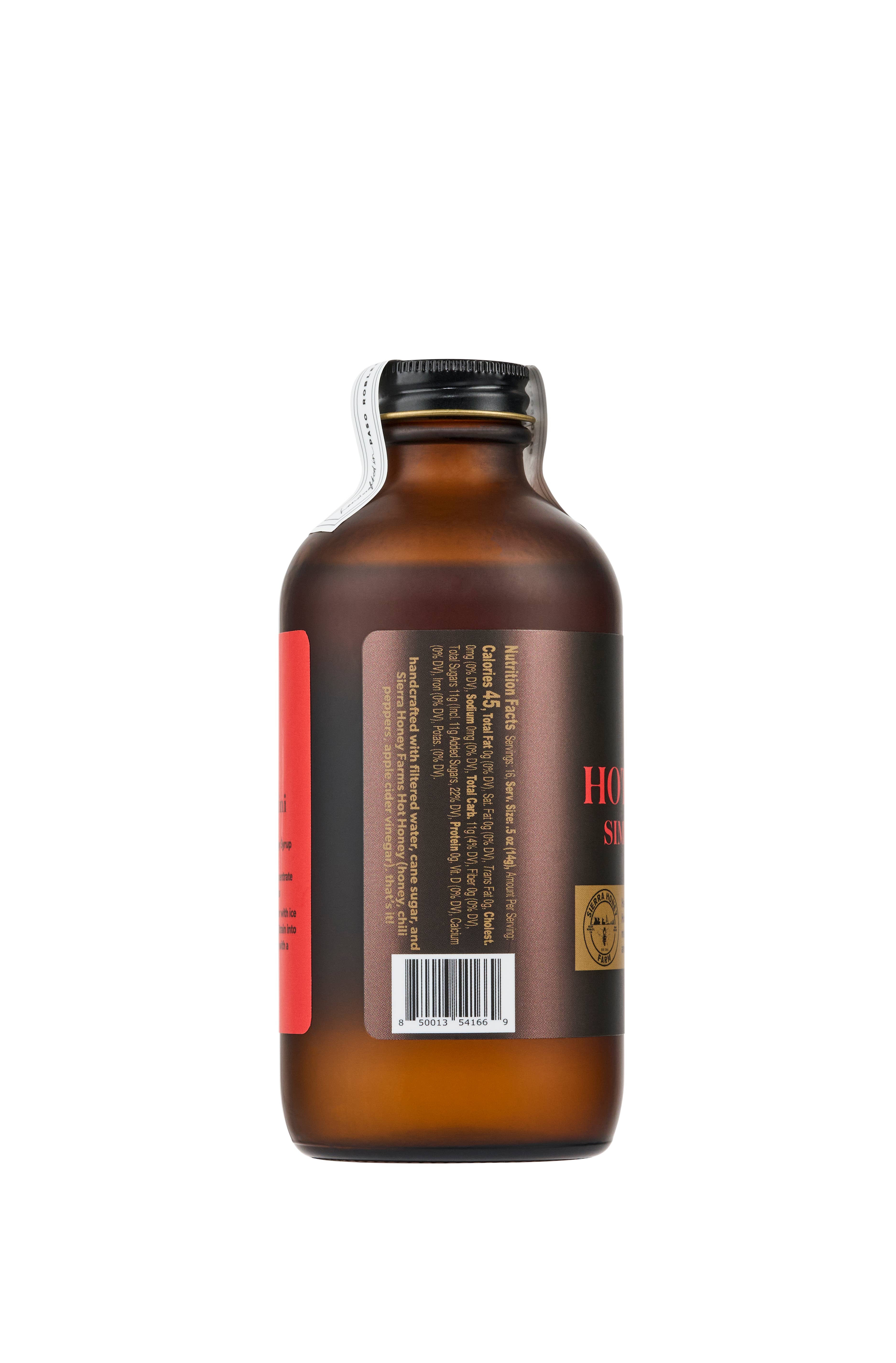 Yes Cocktail Co - Wholesale Non-Alcoholic Aperitif/Mocktail - Hot Honey Simple Syrup2
