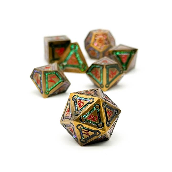 Norse Foundry - Wholesale Dice - Spell Circle Mystery Dice Set65
