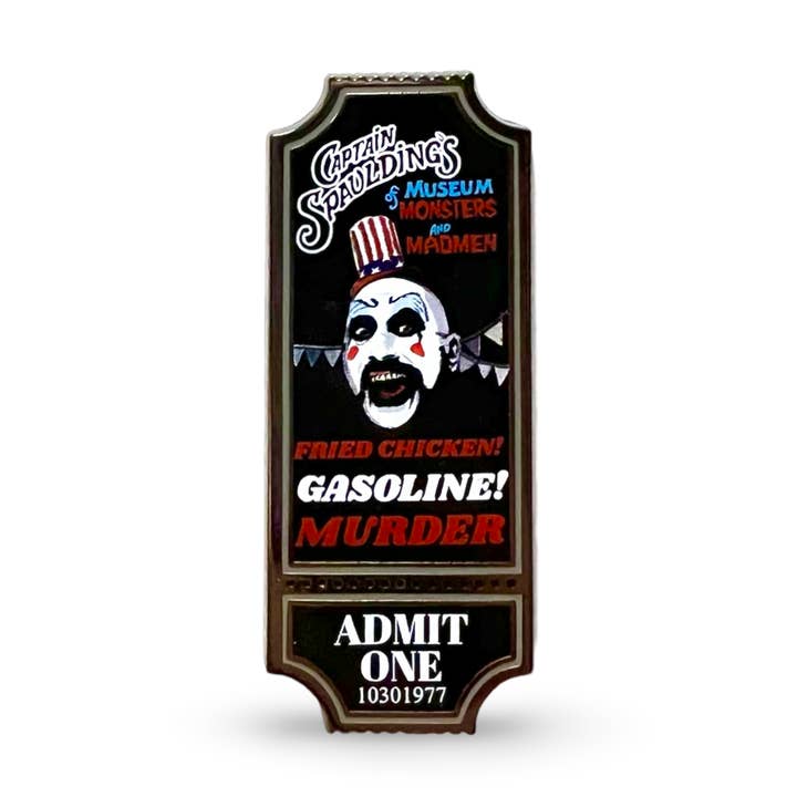 House of 1000 Corpses “Captain Spaulding” Horror Enamel Pin for wholesale by Millypins
