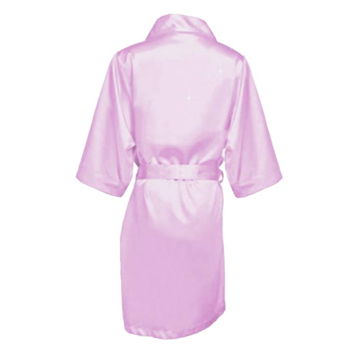 Lavender Plus Size Satin Robe for wholesale by Simply Name It
