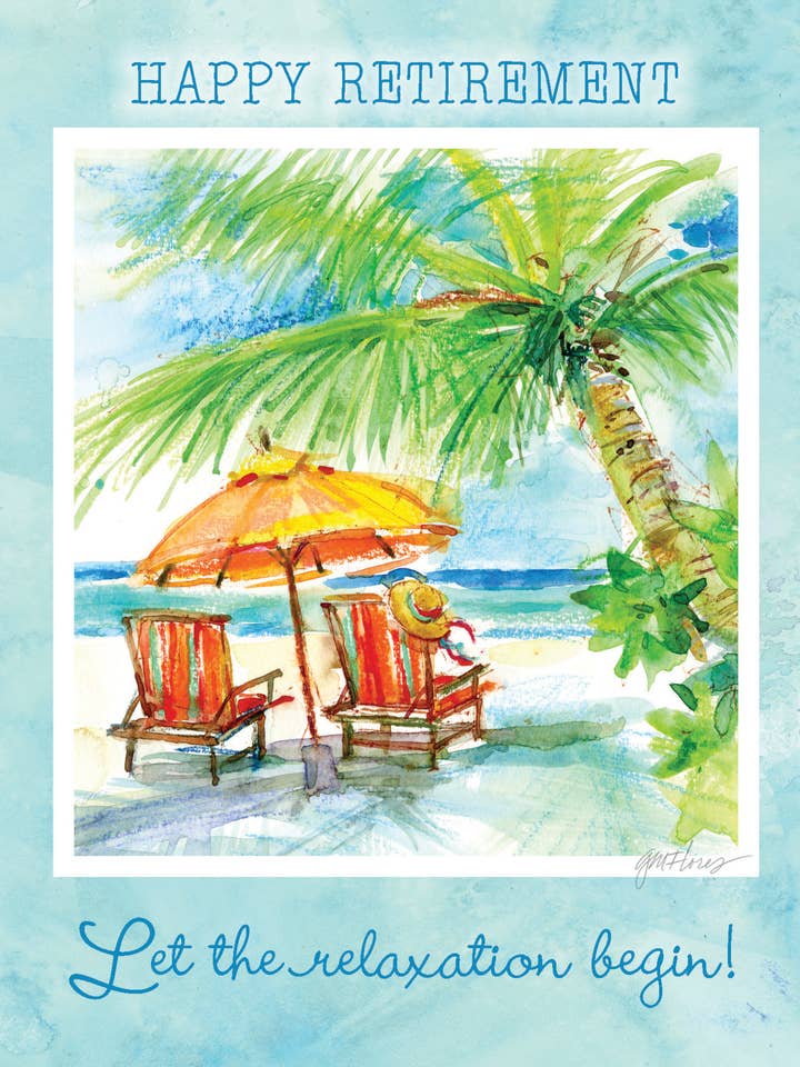 Aquarelle RT/Beach pour la vente par Greeting Cards by Norcard