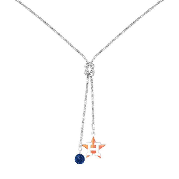 MLB Houston Astros Infinity Knot Pendant Necklace for wholesale by Simran International