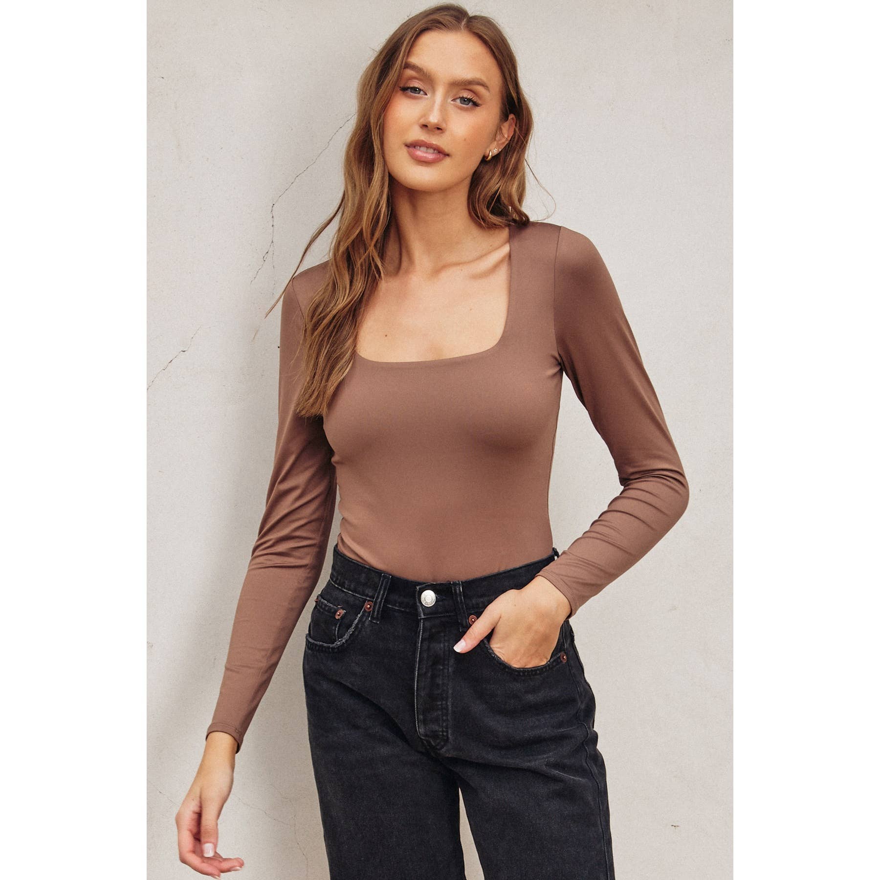 Dress Forum - Wholesale Bodysuit - Women's - Soft Square Neck Bodysuit19