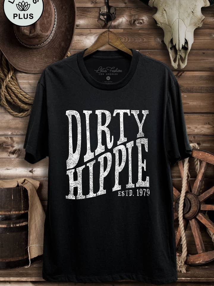 Lotus Fashion Collection - Wholesale T-shirt (graphic) – women's - Dirty Hippie Graphic Top