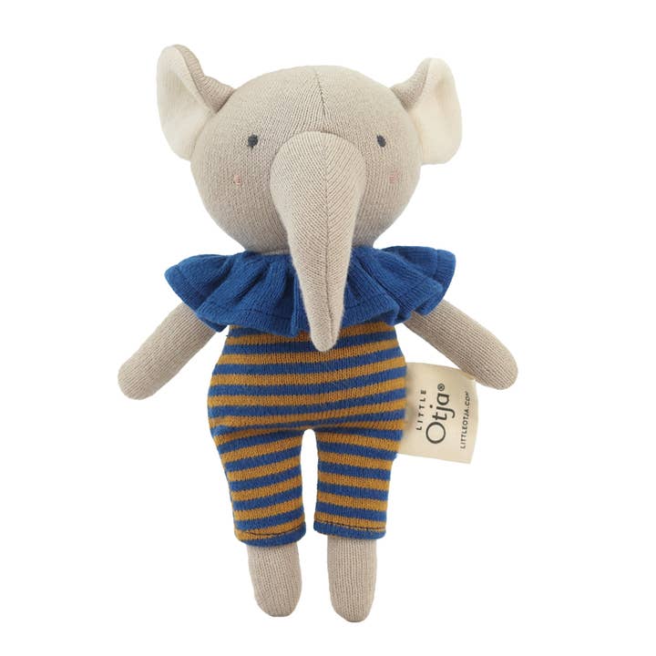 Knitted Elephant Toy – Soft Plush Animal Baby Shower Gift for wholesale by Little Otja