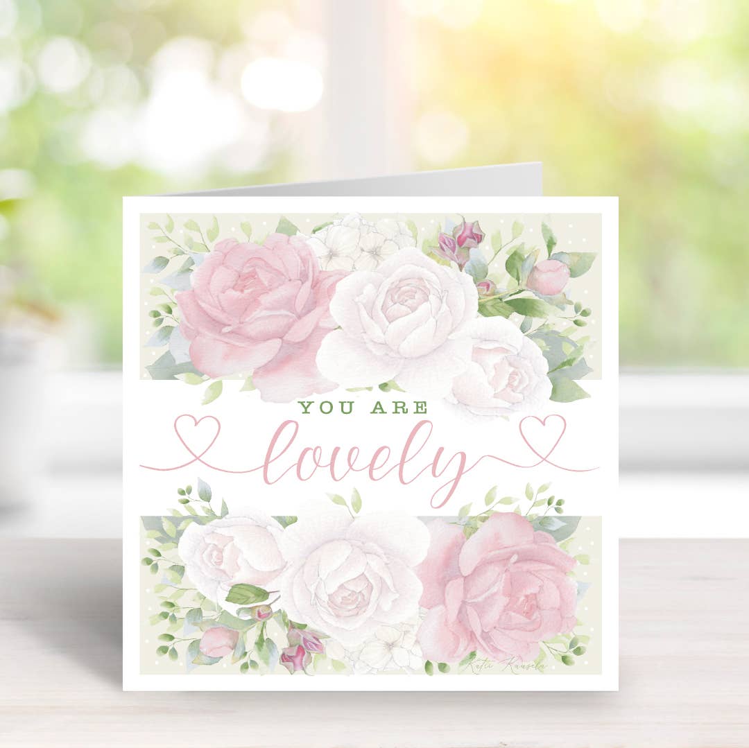 Rosenheart - Wholesale Love Card - Calligraphy with Flowers Card1
