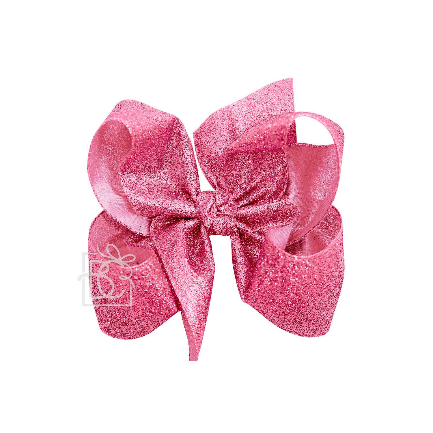 Beyond Creations, LLC - Wholesale Hair Bow - Kids - GLITTER METALLIC BOW ON CLIP59