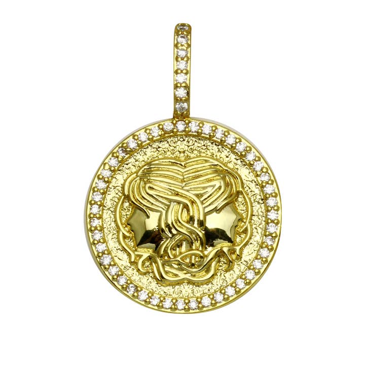 Zodiac Medallion Charm for wholesale by JTG Jewelry