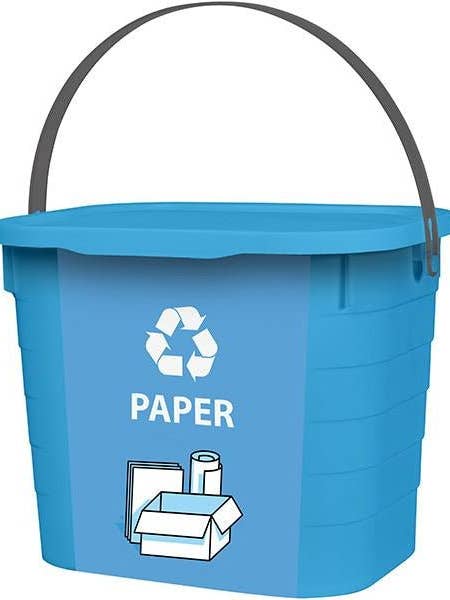 BEHOLDER TIL AFFALDSSORTERING PAPIR 7,3L for engroshandel hos Willy be Smart