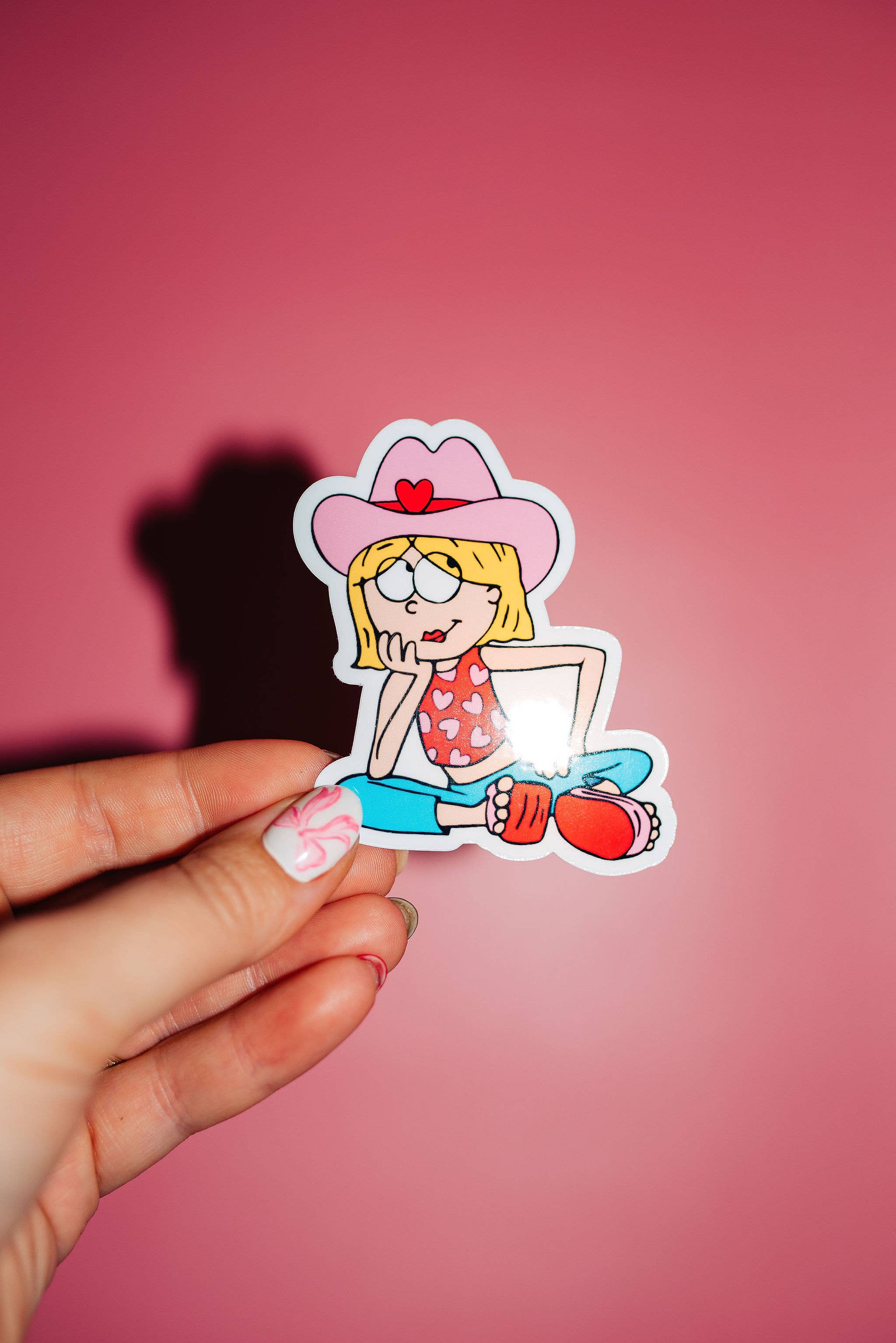 ShopSourSweetener - Wholesale Sticker - Lizzie McGuire Valentine's Sticker, 90s Cartoon, Pop Culture