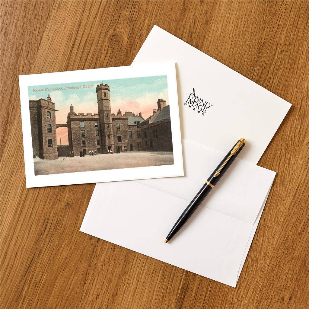 Found Image Press - Wholesale Stationery/Notecard Set - Greeting Card EN-431 Edinburgh Castle Courtyard1