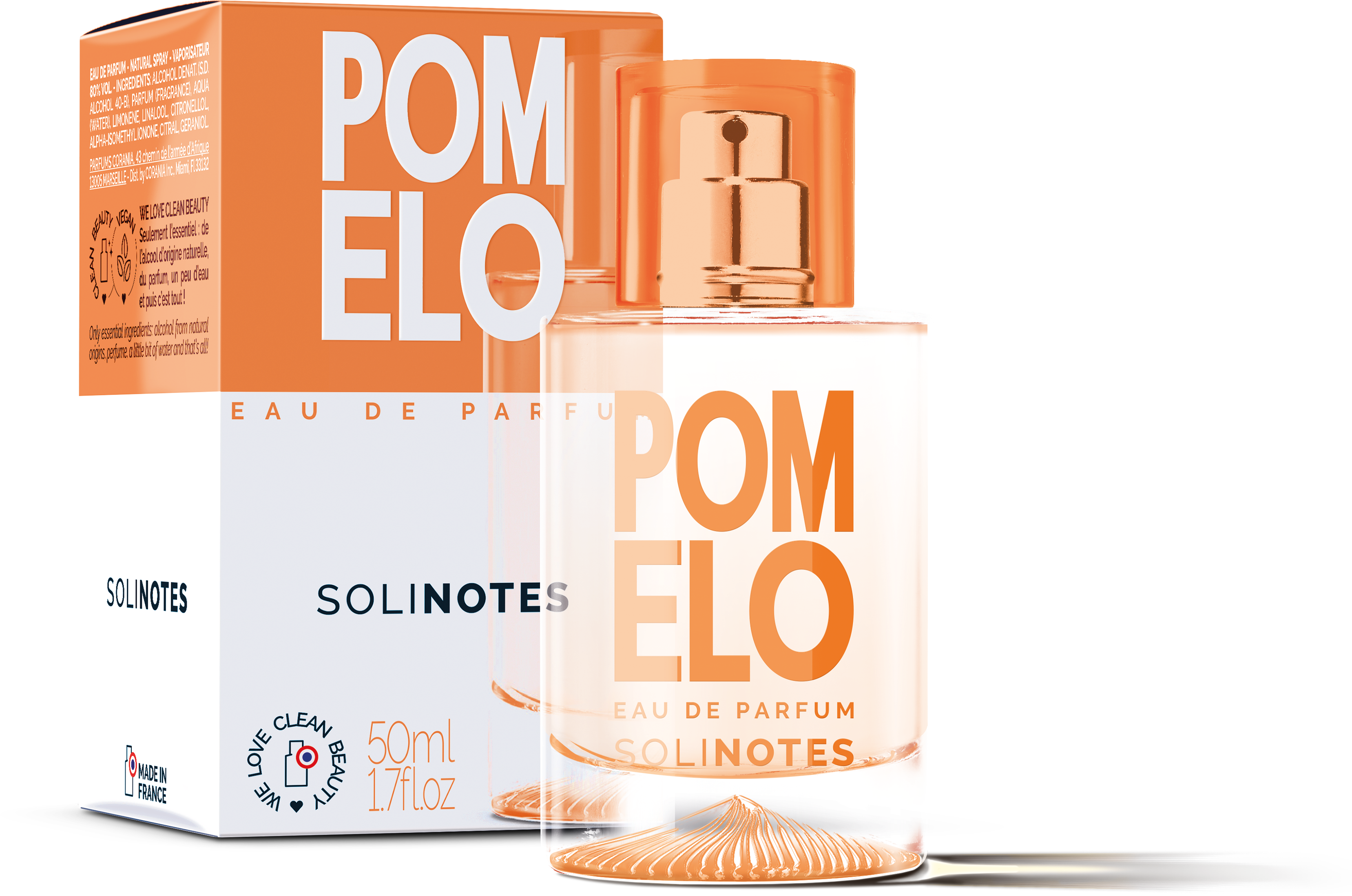 Solinotes (US Stores) - Distributed by Scents of Europe - Wholesale Perfume/Eau de Toilette - Pomelo Perfume 1.7 oz - CLEAN BEAUTY10