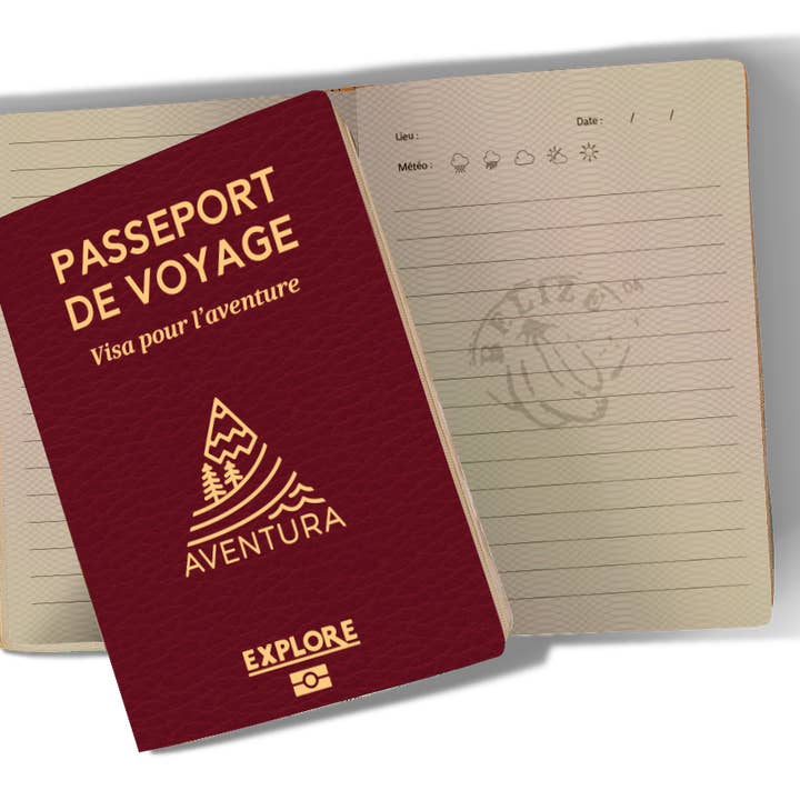 AVENTURA ÉDITIONS - Wholesale Journal/Diary - Travel passport (French language)2