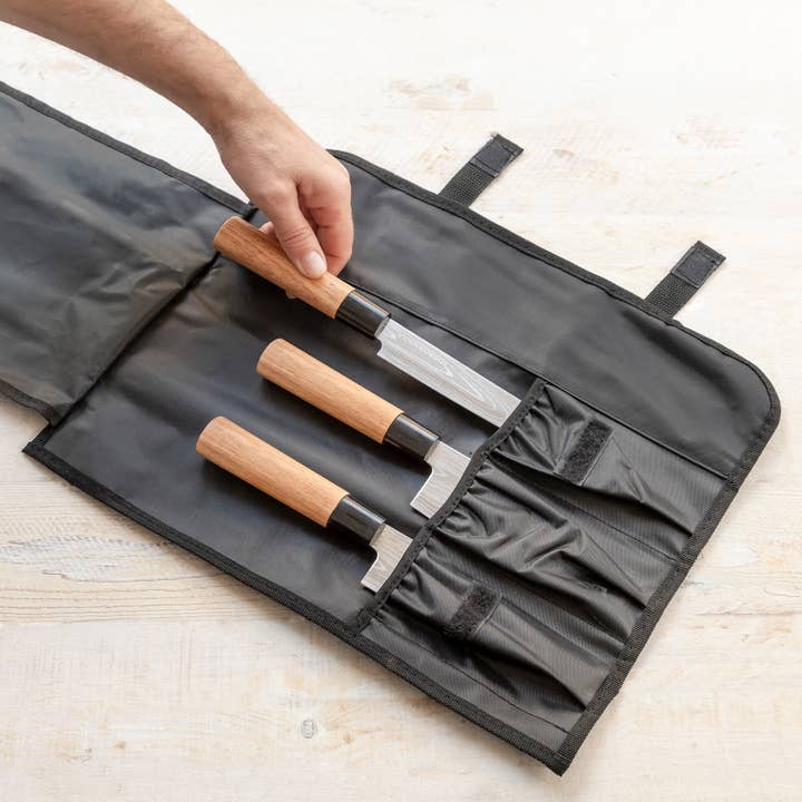 InnovaGoods - Wholesale Knife Set - Japanese Knife Set with Carrying Case Profession3