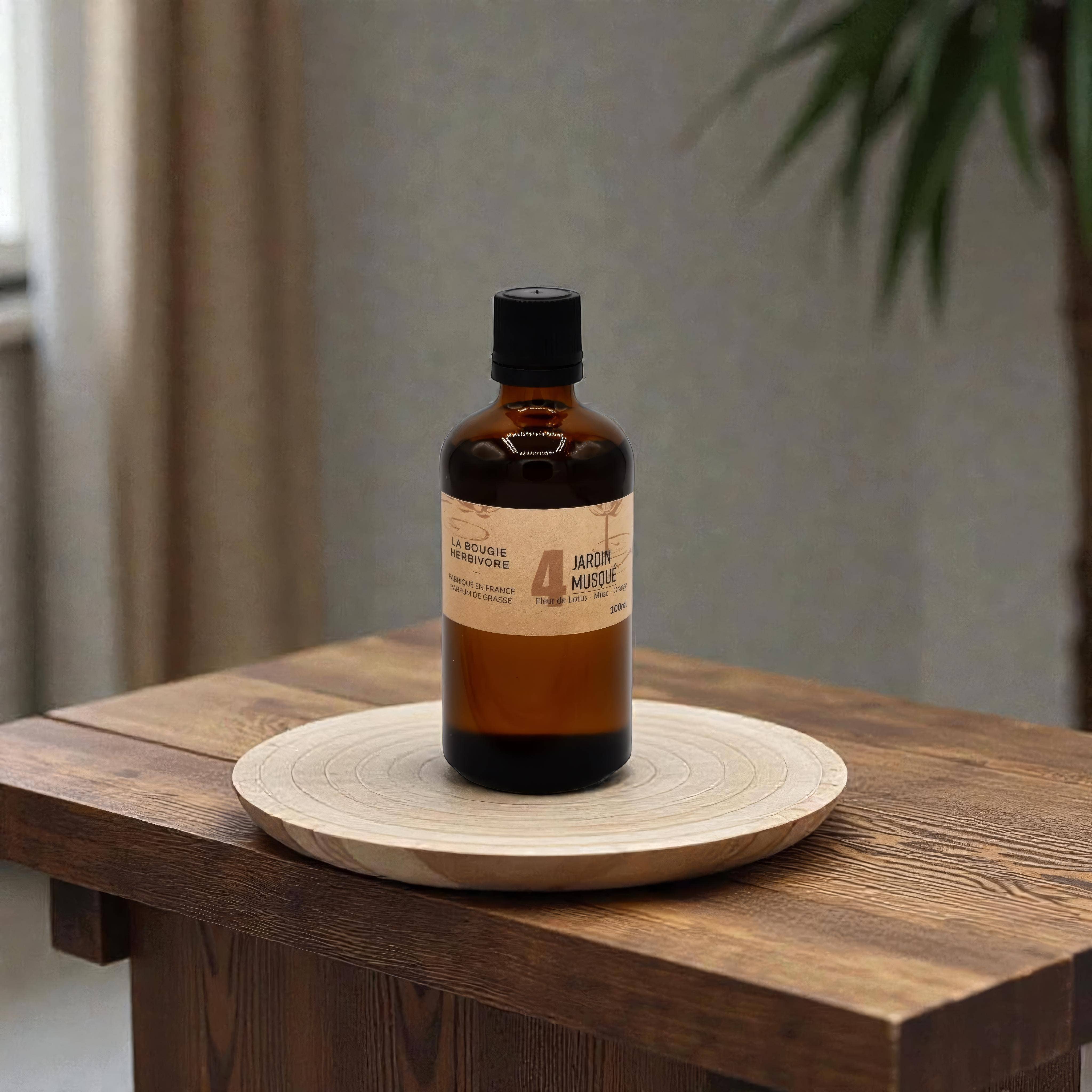 LA BOUGIE HERBIVORE - Vendita all'ingrosso Diffusori a lamella - Diffusore n. 4 JARDIN MUSQUE - Fiore di loto + muschio + Orano