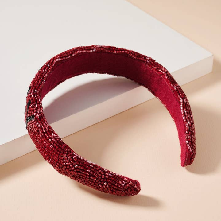 Frem - Wholesale Fashion Headband - Women's - Elegant Game Day Seed Beaded Headband15
