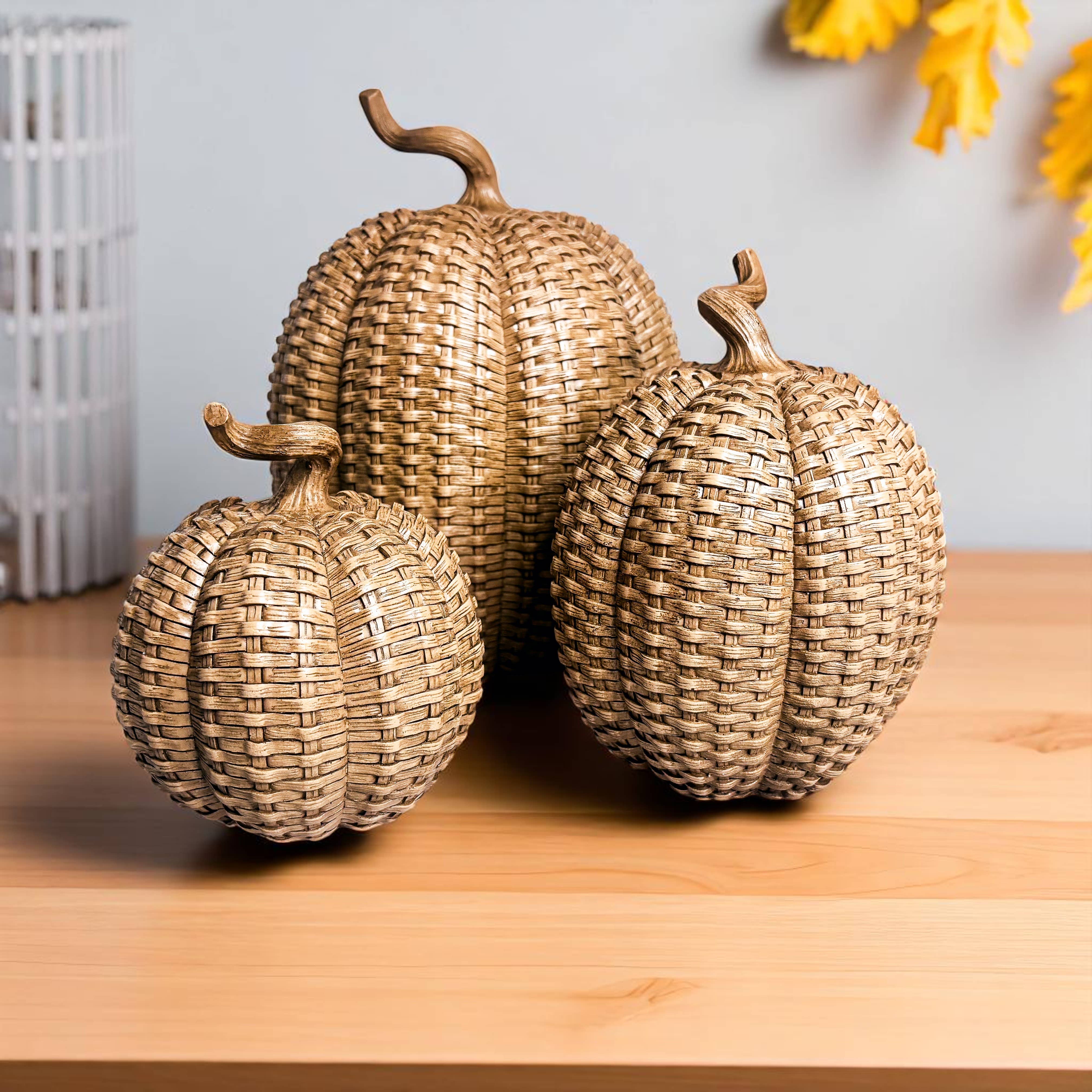 Gia Roma - Wholesale Decorative Figurine - Pumpkin Decorations, 3 sizes, Resin Fall + Halloween Gifts 41