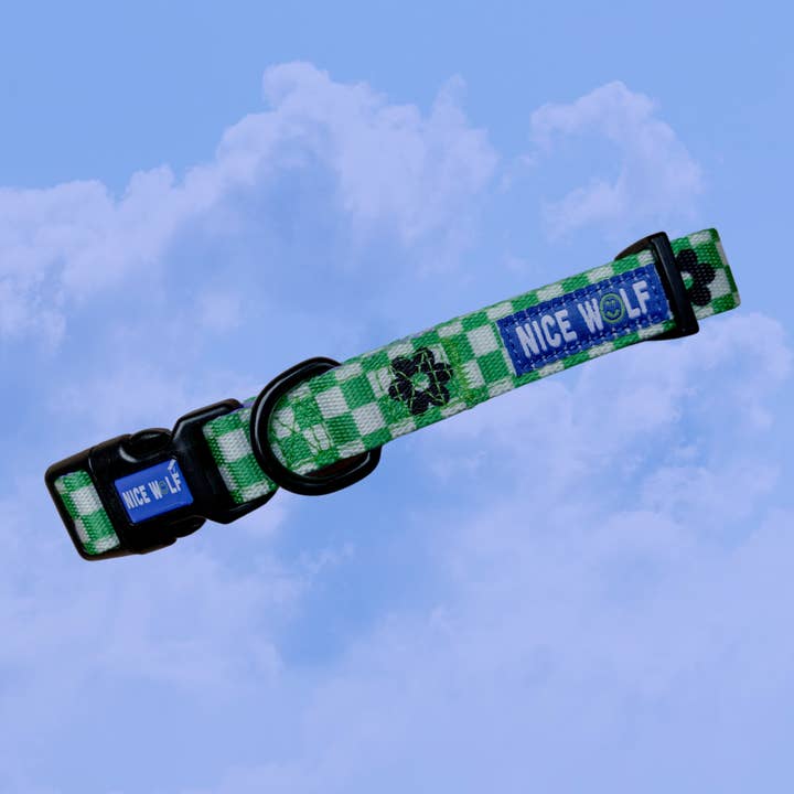 Picnic Recycled Dog Collar for wholesale by Nice Wolf