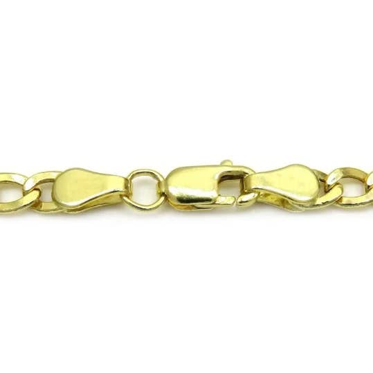 Karrbear - Wholesale Link & Chain Necklace - 3.5MM 10K Yellow Gold Cuban Chain2