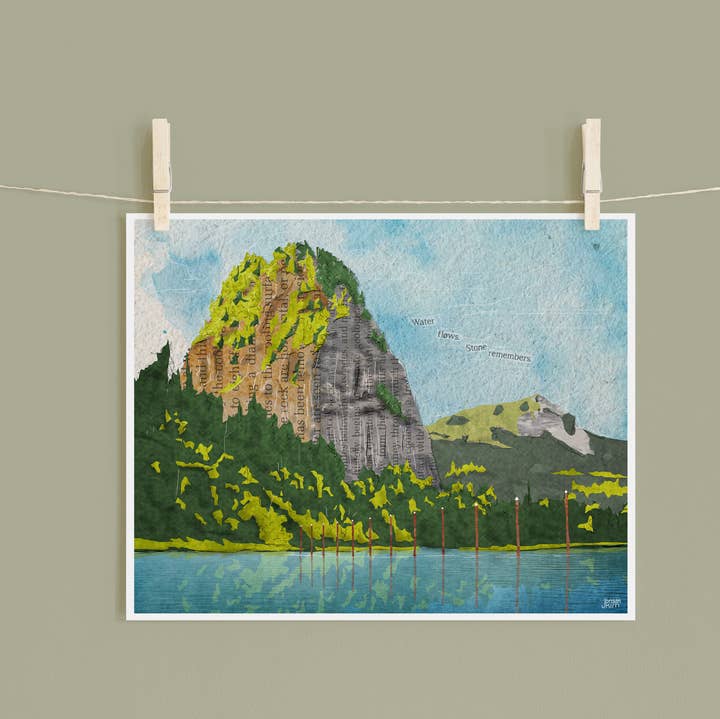 Found & Rewound - Wholesale Art Print - Beacon Rock -  print0